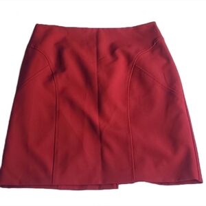 Worthington Professional Red Skirt | Size 8 Petite